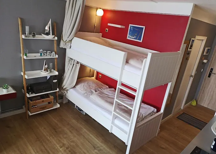 Apartman Fewo1846 Intermar - Kajuete Foerdeblick - Familienfreundliches Studioapartment Mit Balkon Und Meerblick *